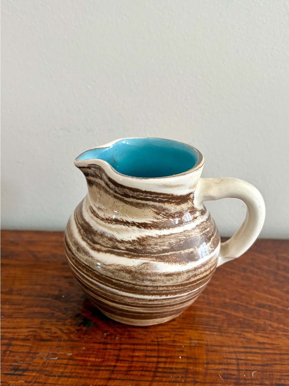 Alton Towers Agateware Pottery Pitcher